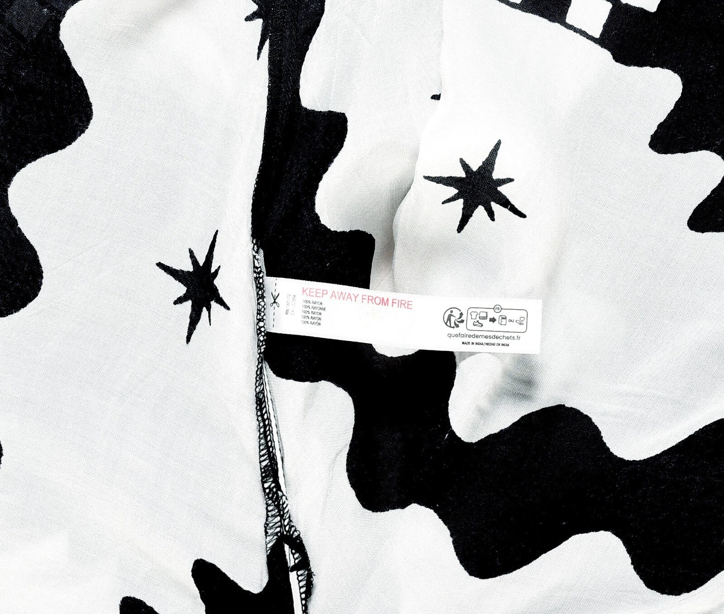 Anthropologie Tigre Indigo Halter Sun Moon Celestial Maxi Dress – washcare black white