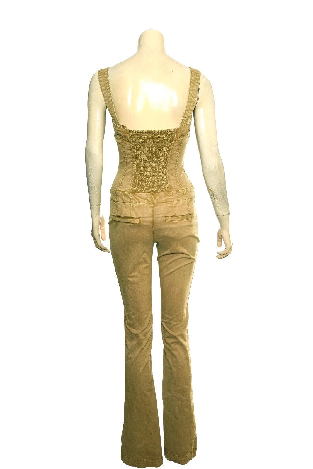 Free People Lucky Day One-Piece – back view brown