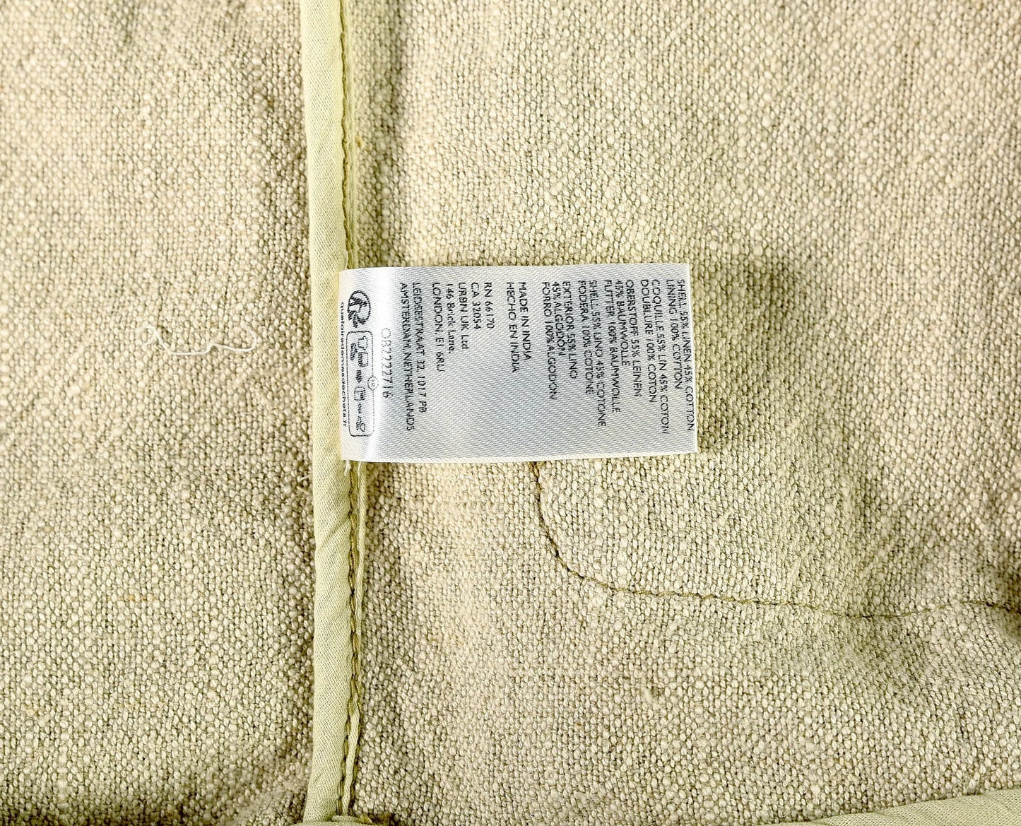 Free People Lucy Linen Chore Coat – washcare cream