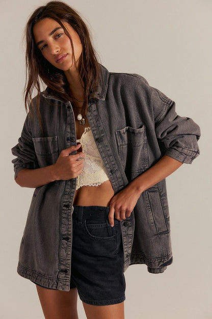 Free People We The Free Madison City Denim Jacket