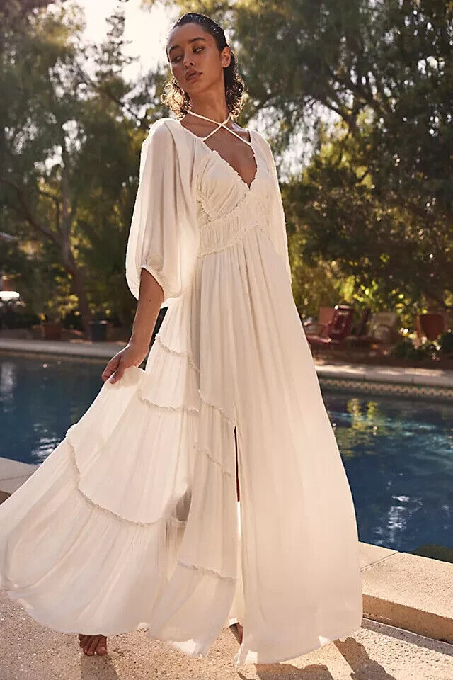 Free People You're A Jewel Maxi Dress | Free Shipping | 100% Moneyback –  West Styles