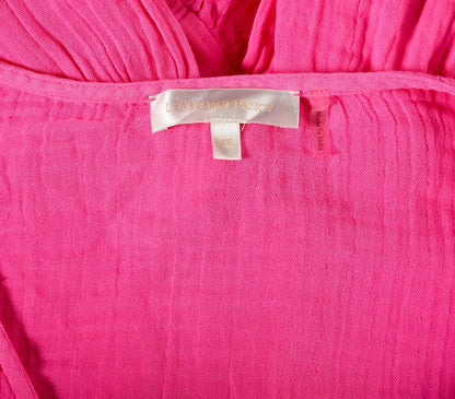 LoveShackFancy Audrina Mini Dress – label size pink