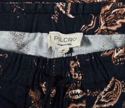 Anthropologie Pilcro Beach Cargo Linen Pants – label m navy