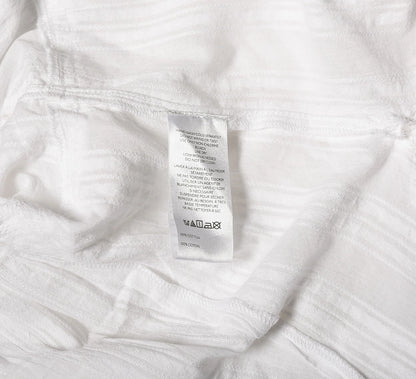 Anthropologie Pilcro Collared Pintuck Blouse – washcare white