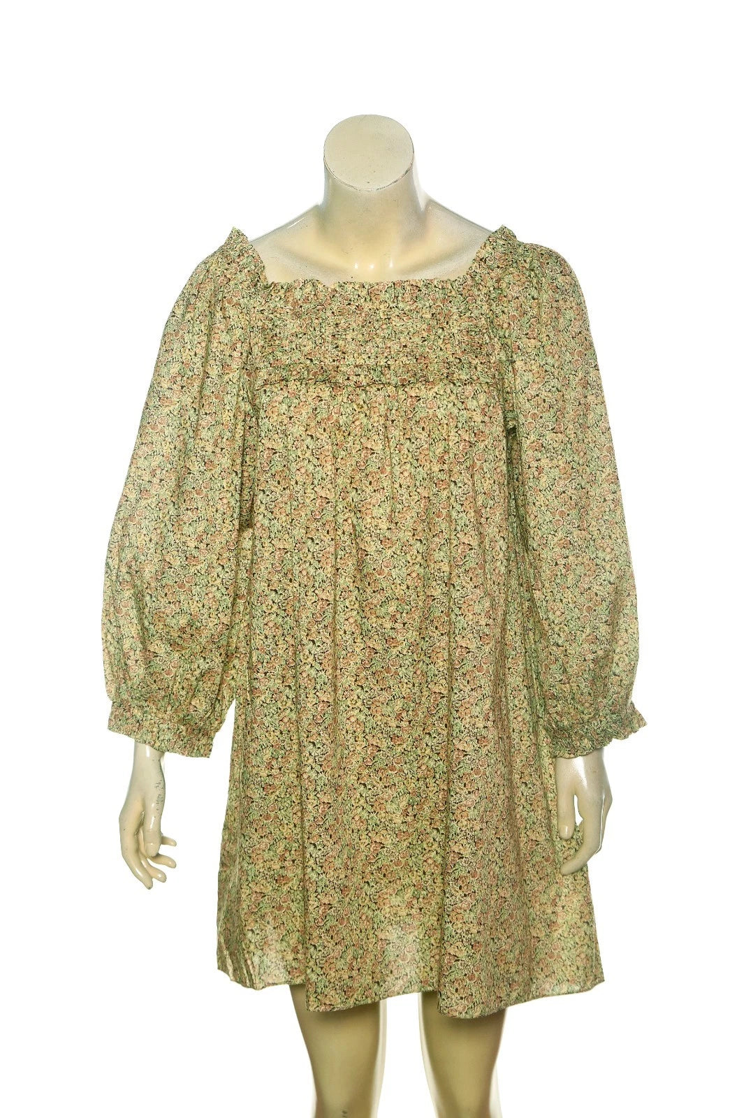 Doen Acton Dress – front view green