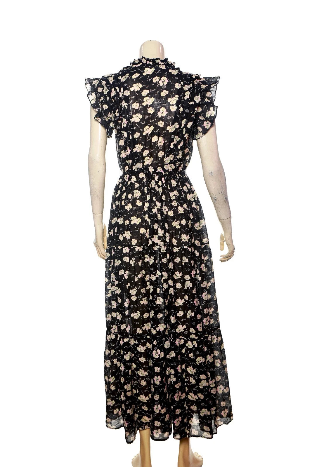 Doen Carnation Dress – back view black