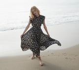 Doen Carnation Dress – front on model black