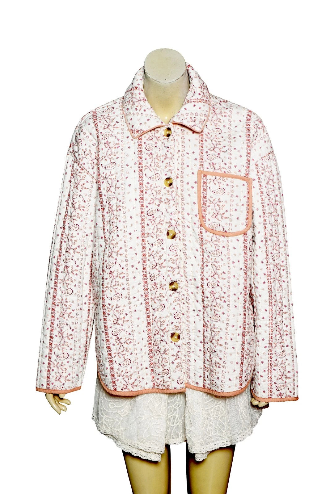 Free People Alexie Jacket – front view ivory