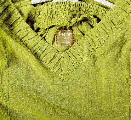 Free People April Midi Dress – label size green