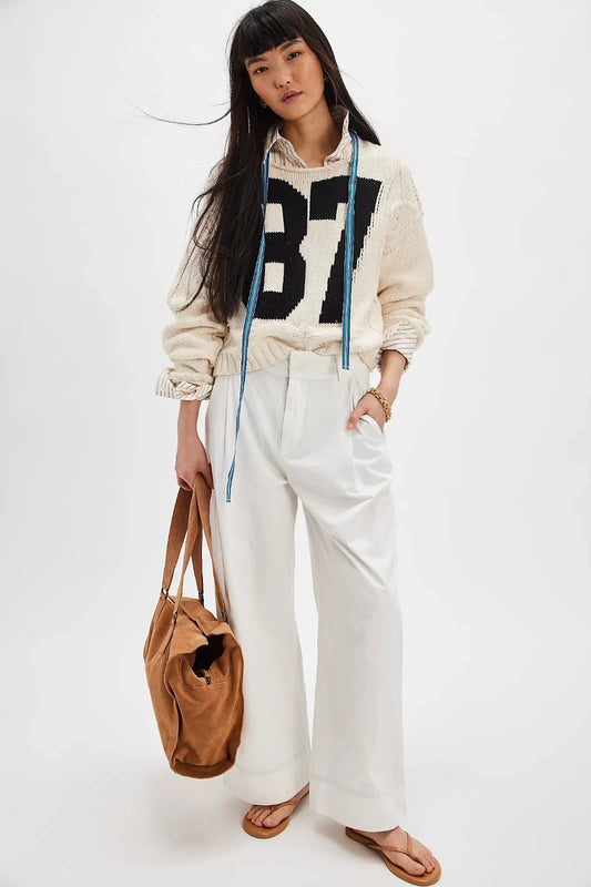 Free People Buckle Back Trousers Pants