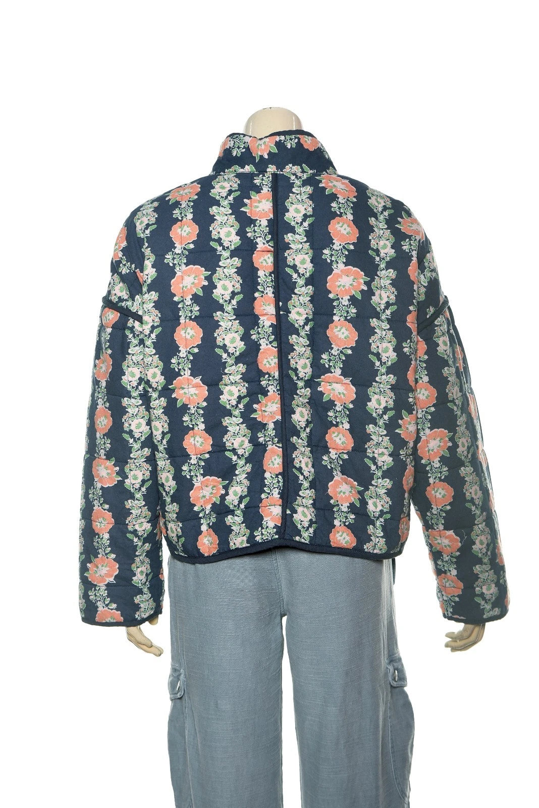 Free People Chloe Jacket – back view blue