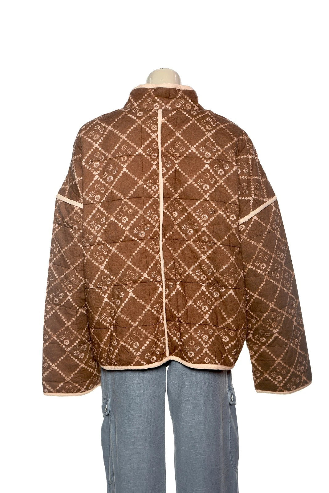 Free People Chloe Jacket – back view brown