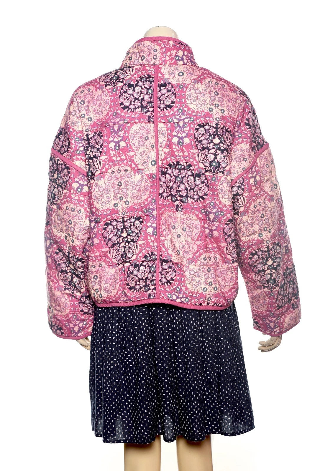 Free People Chloe Jacket – back view pink