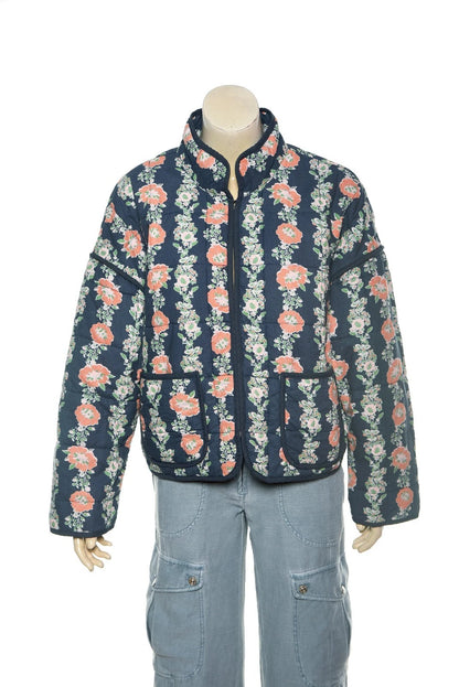 Free People Chloe Jacket – front view blue