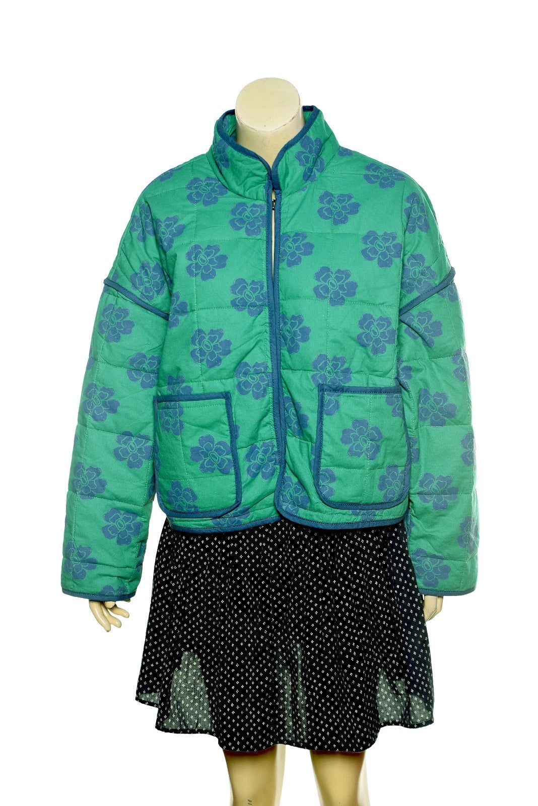 Free People Chloe Jacket – front view green