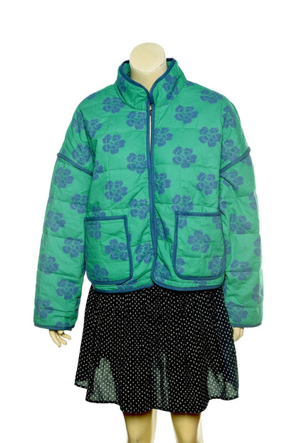 Free People Chloe Jacket – front view green