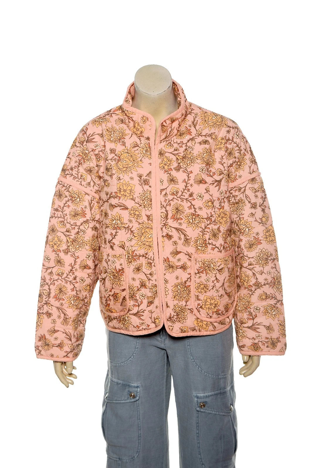 Free People Chloe Jacket – front view peach