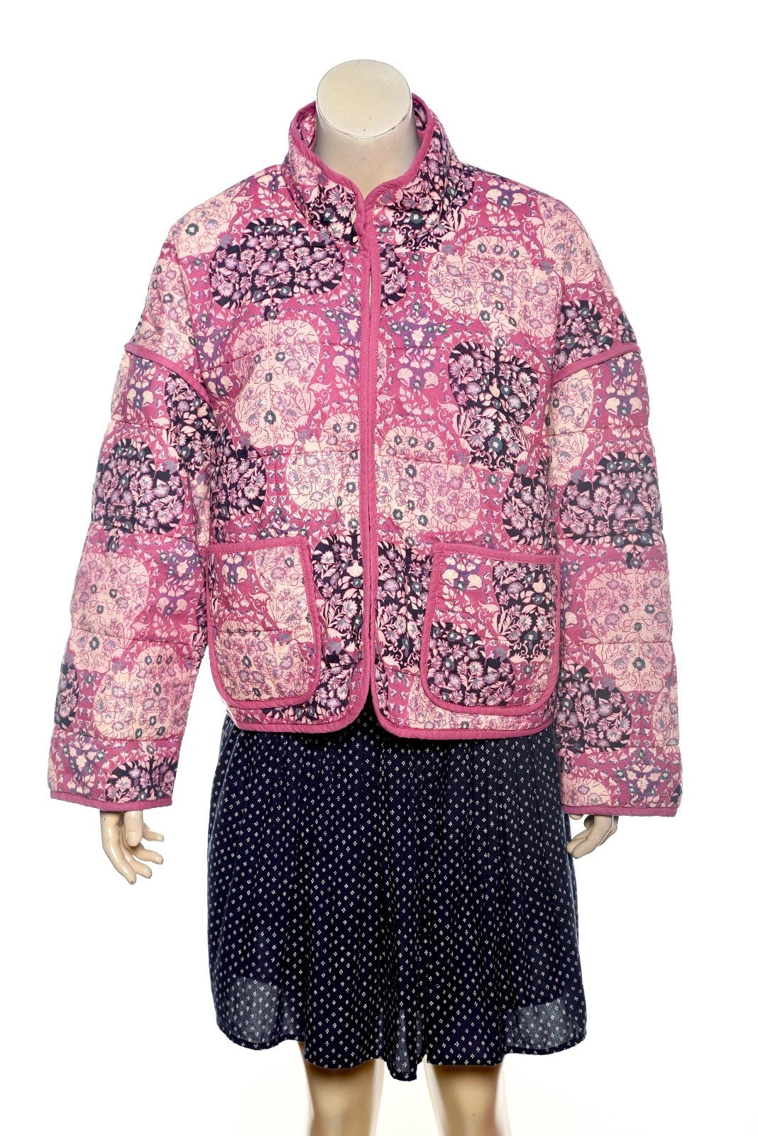 Free People Chloe Jacket – front view pink