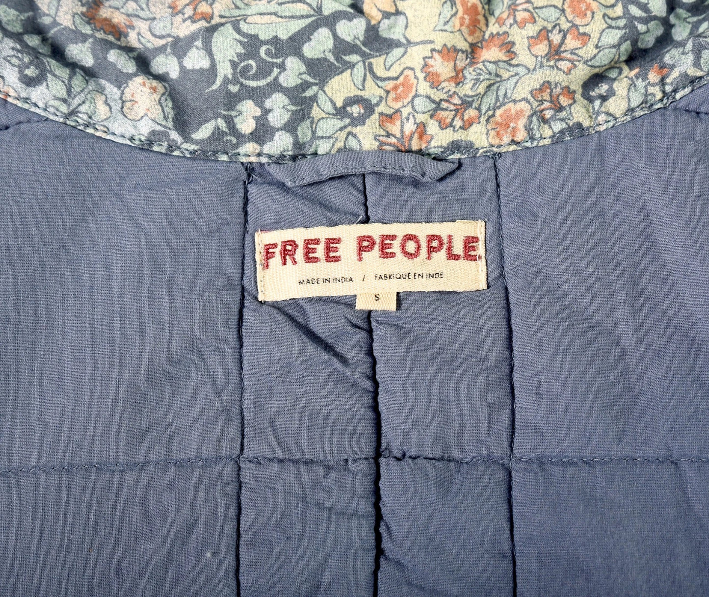 Free People Chloe Jacket – label size sky blue