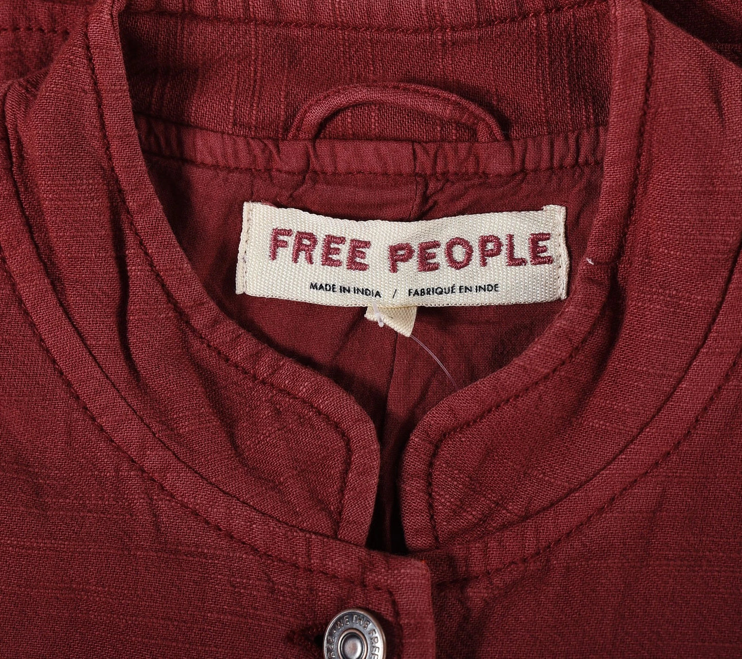 Free People Jocelyn Cotton Jacket – label size red