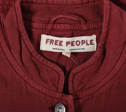 Free People Jocelyn Cotton Jacket – label size red