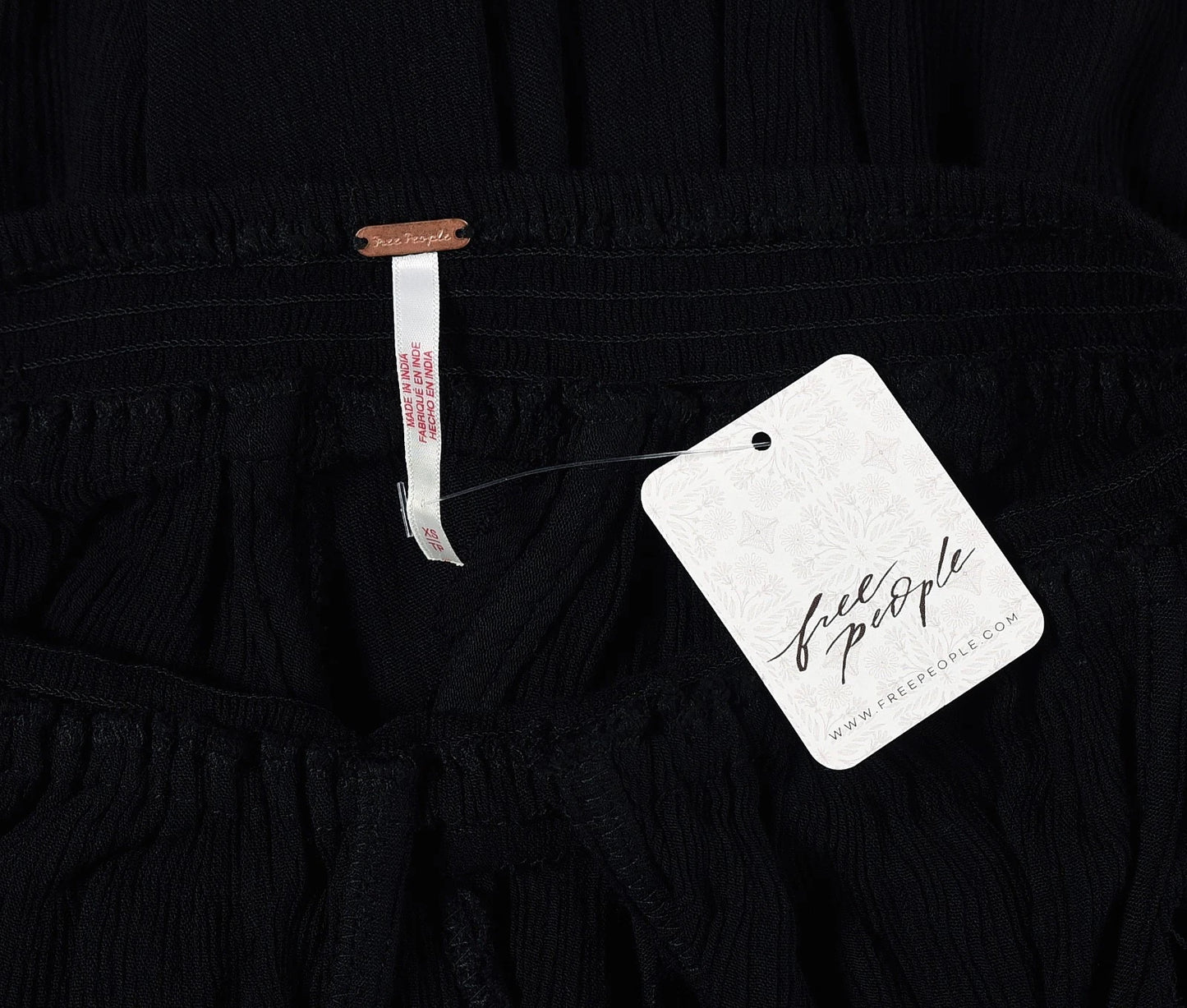 Free people Look Into The Sun Maxi Dress – label tag xs black 