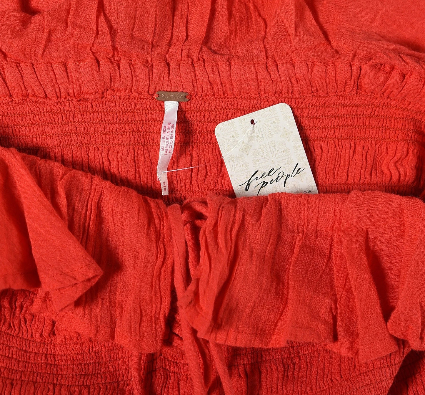 Free People Oasis Midi Dress –label tag red