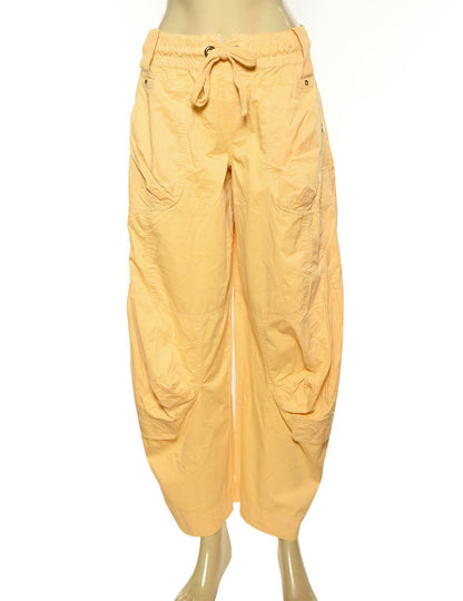 Free People Onset Pants - front view yellow