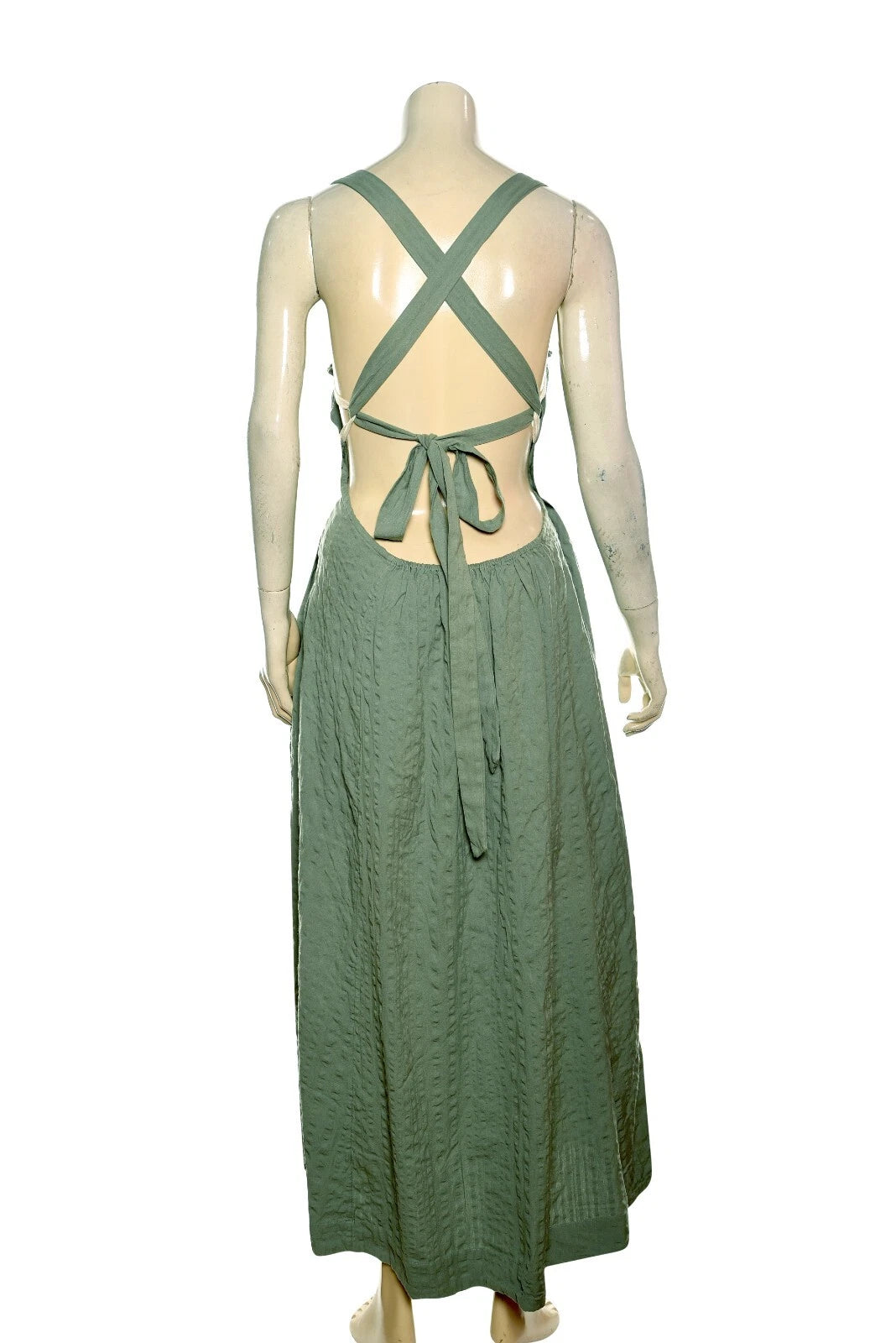Free People Poppy Midi – back view green