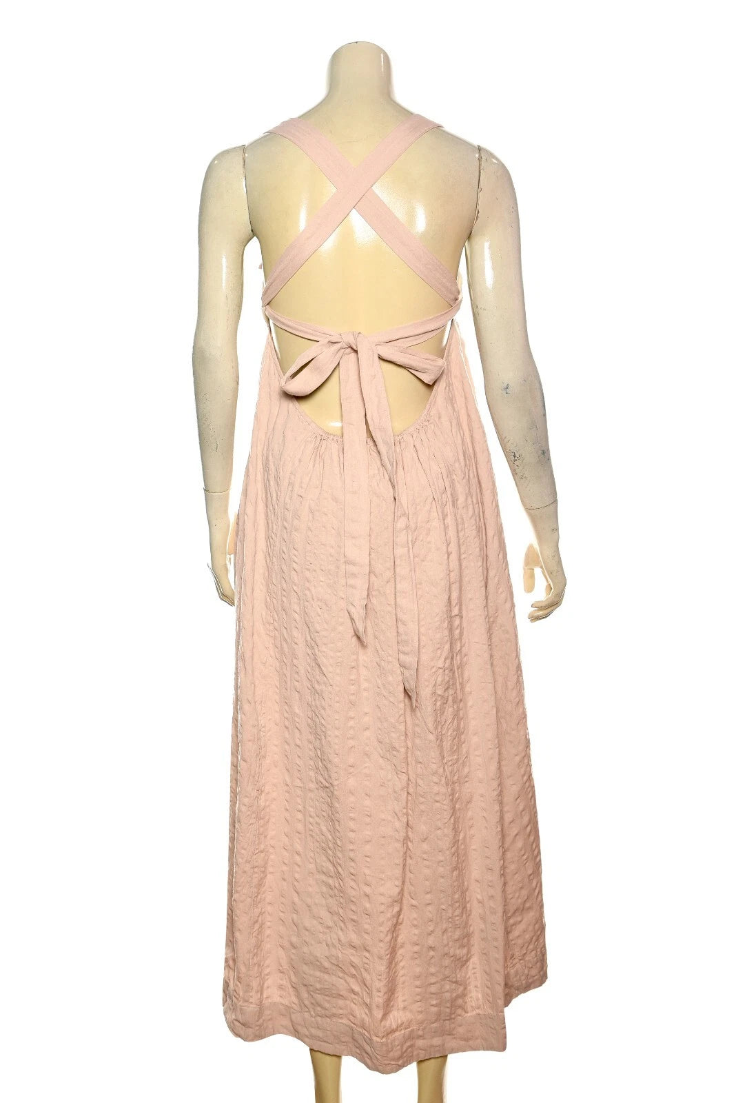 Free People Poppy Midi – back view pink