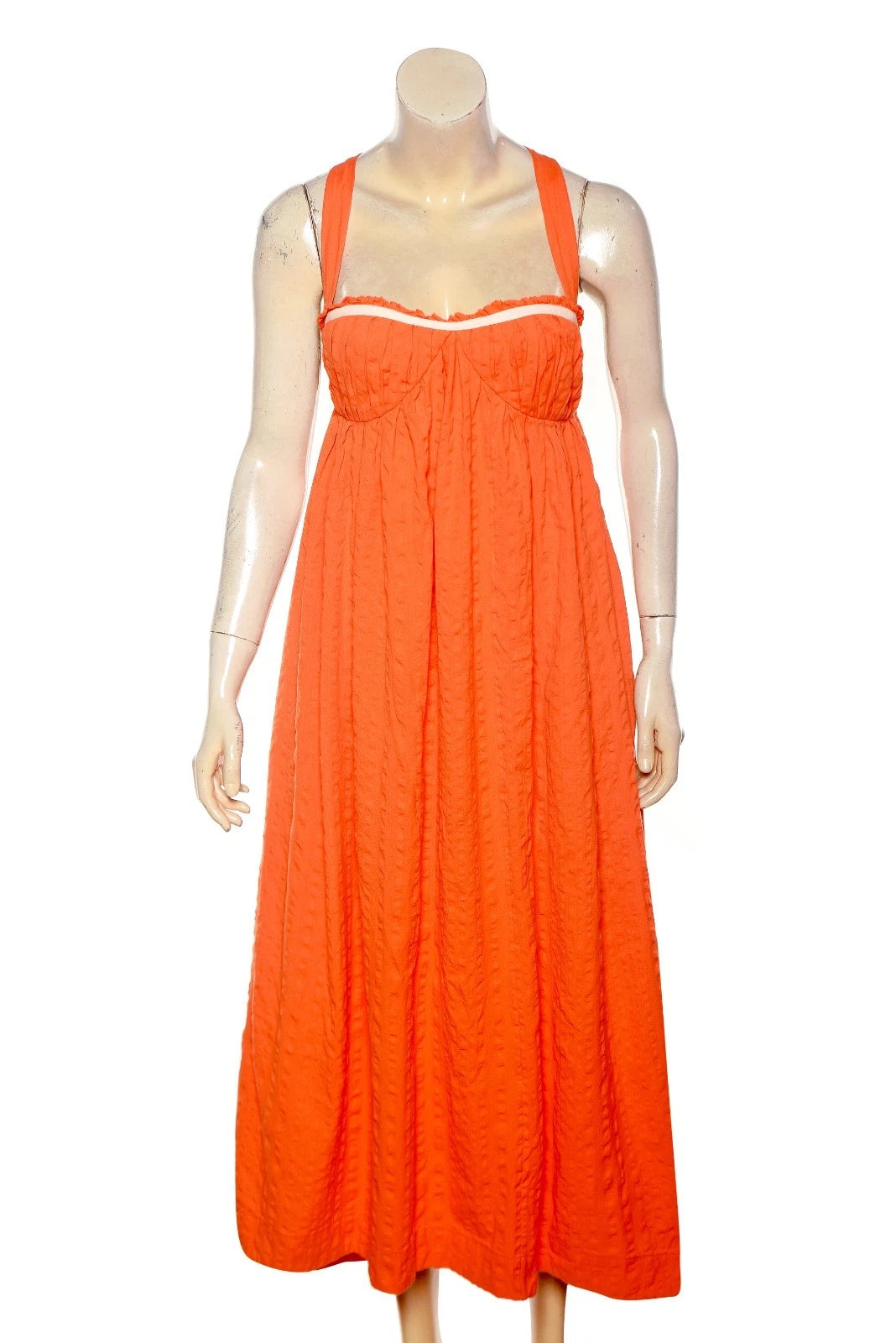 Free People Poppy Midi – front view orange