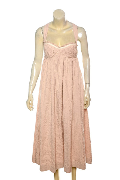 Free People Poppy Midi – front view pink