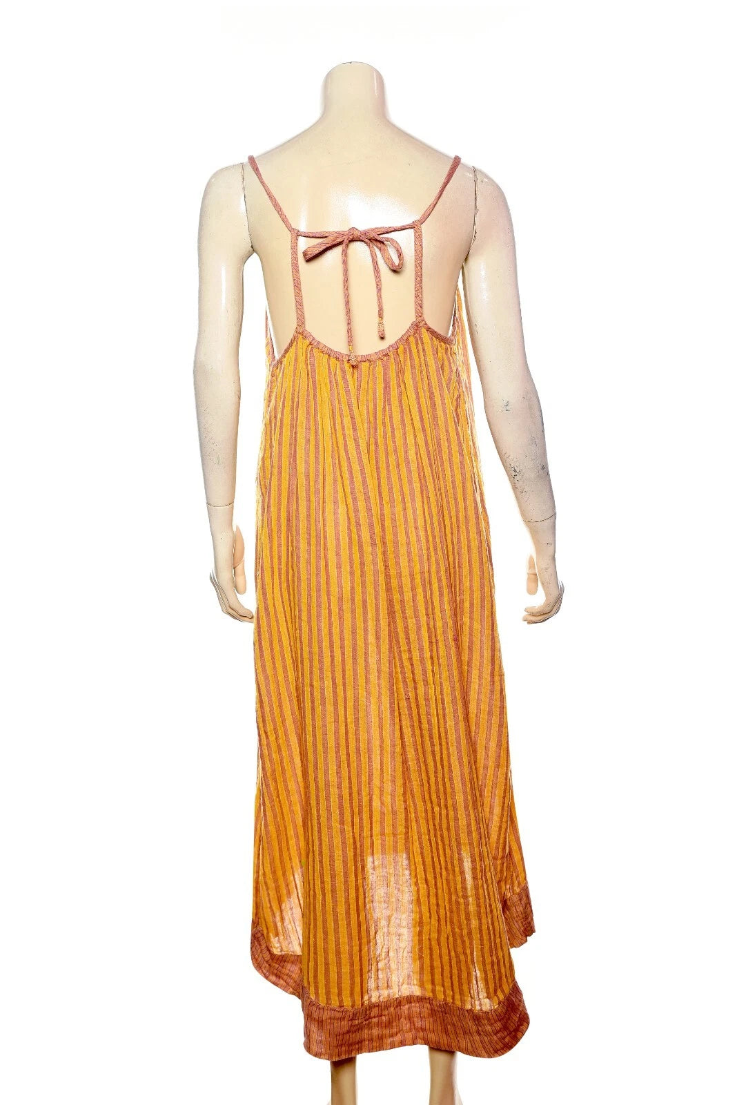 Free People Rio Reversible Midi – back view yellow