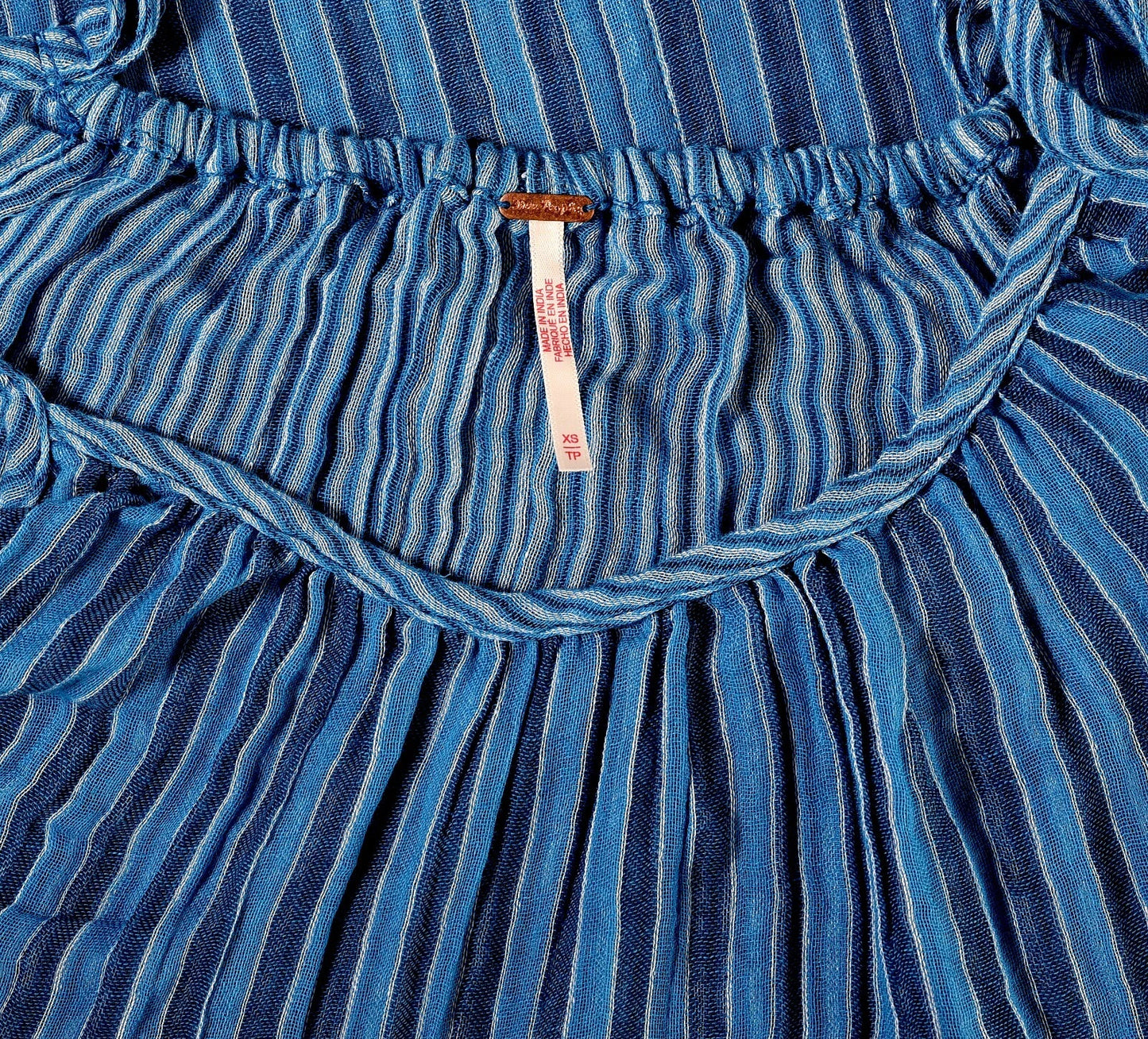 Free People Rio Reversible Midi – label size blue