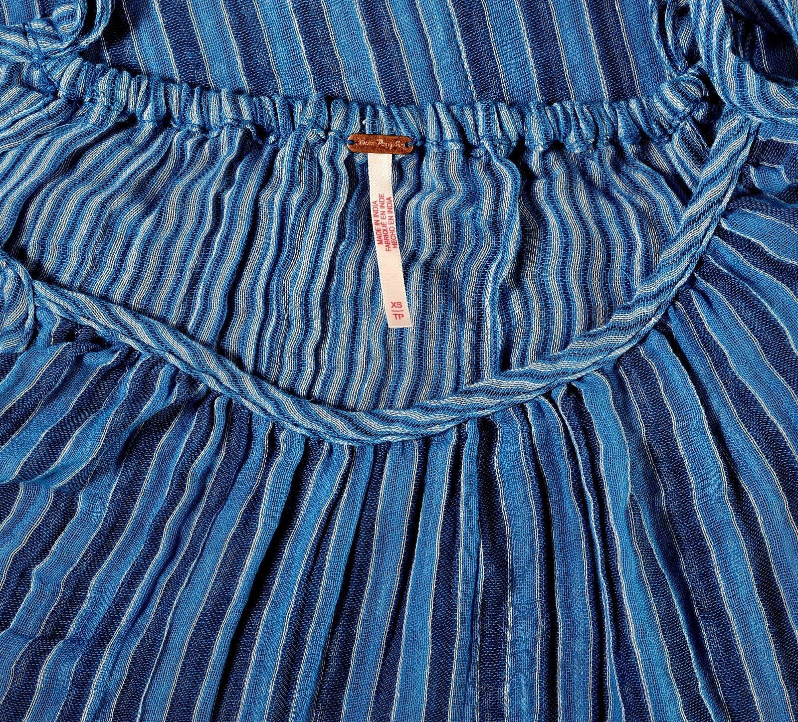 Free People Rio Reversible Midi – label size blue