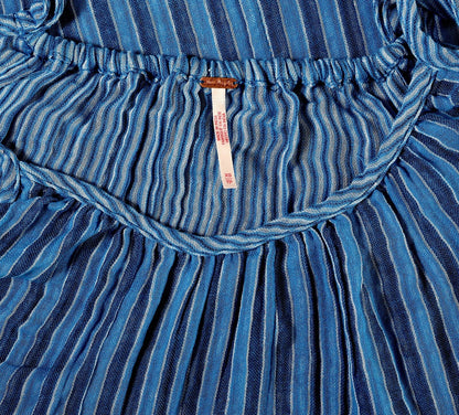 Free People Rio Reversible Midi – label size blue