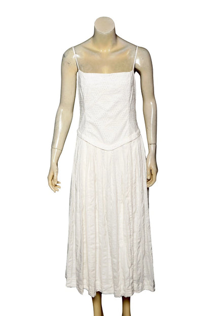 Free People Salvador Midi Dress – front view ivory