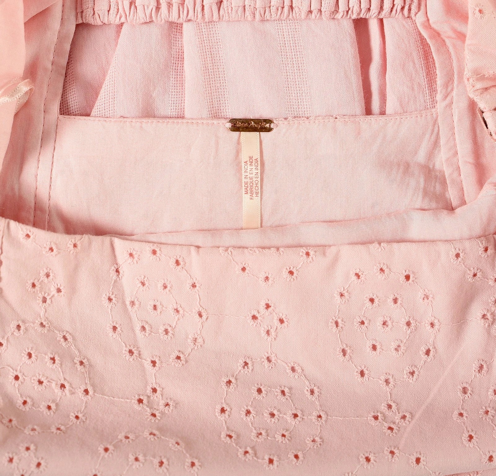 Free People Salvador Midi Dress –label  pink