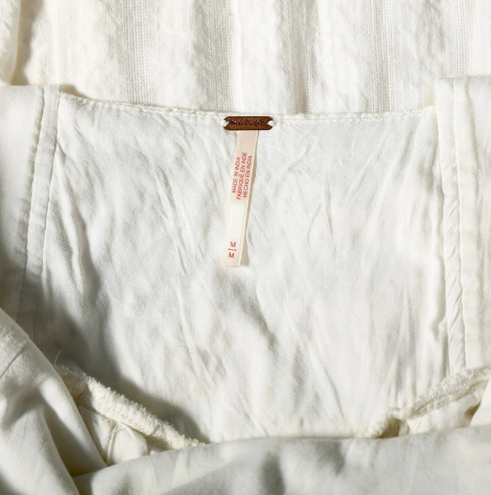 Free People Salvador Midi Dress – label size ivory