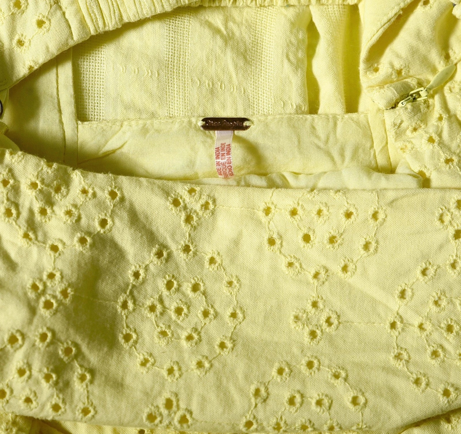 Free People Salvador Midi Dress – label yellow