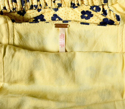 Free People Salvador Printed Midi Dress – label yellow