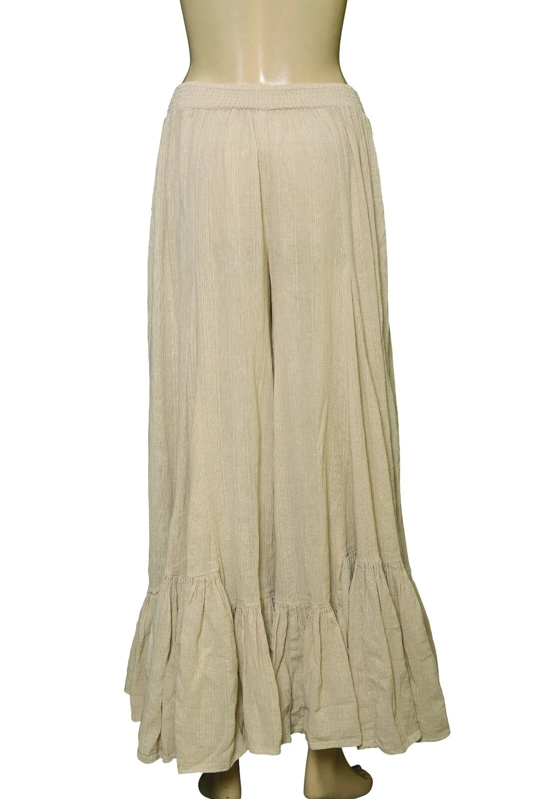 Free People Summer Kiss Godet Pants – back view beige