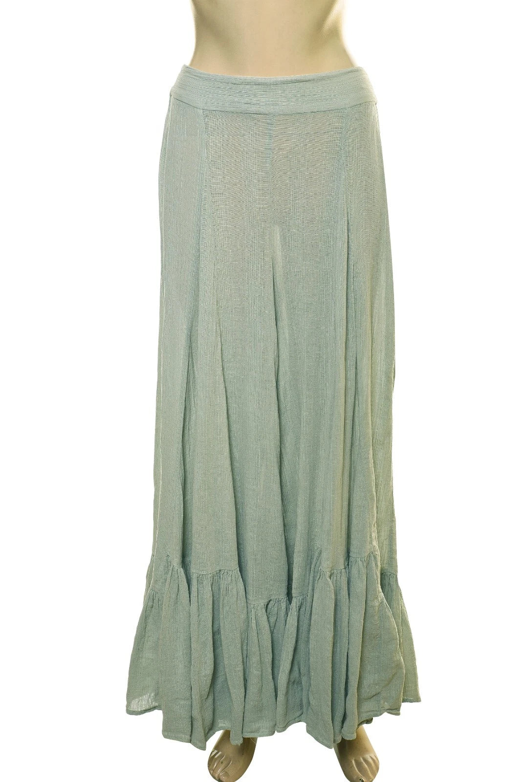 Free People Summer Kiss Godet Pants – front view green