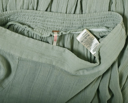 Free People Summer Kiss Godet Pants – label washcare green