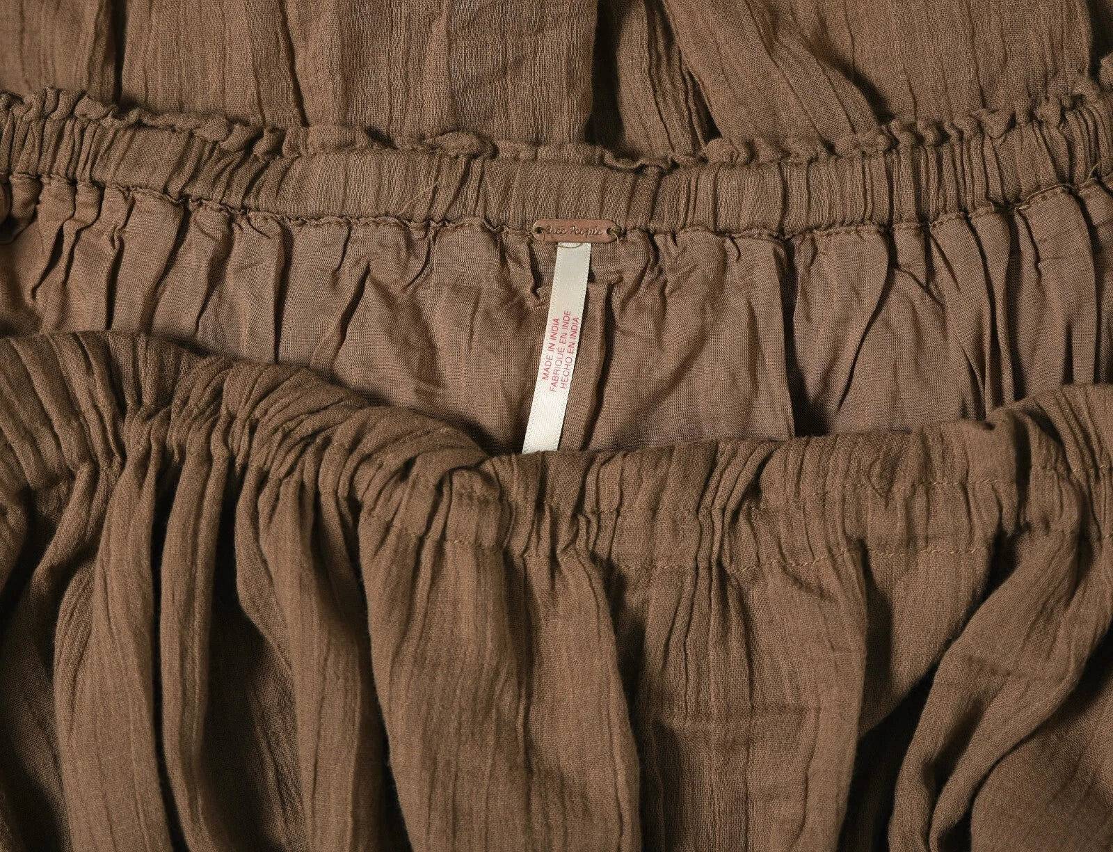 Free People Taking Sides Maxi Dress – label brown