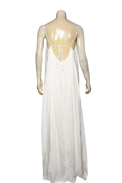 Free People Trail Of Flowers Maxi – back view ivory