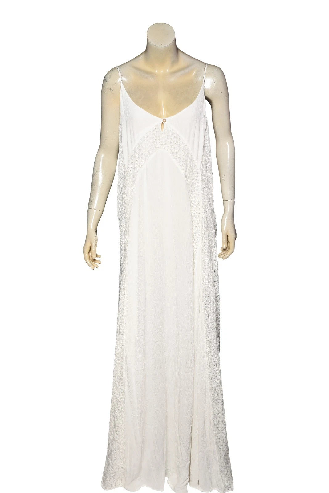 Free People Trail Of Flowers Maxi – front view ivory