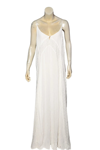 Free People Trail Of Flowers Maxi – front view ivory