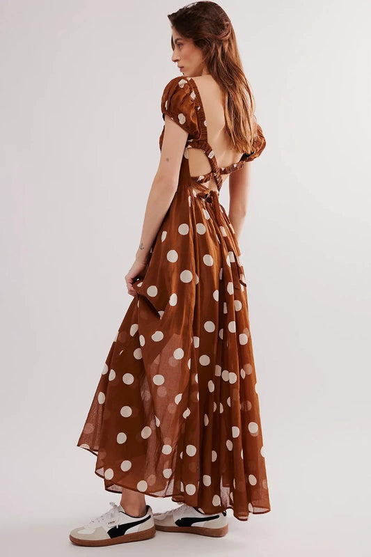 Free People Ultraviolet Dress – back on model brown