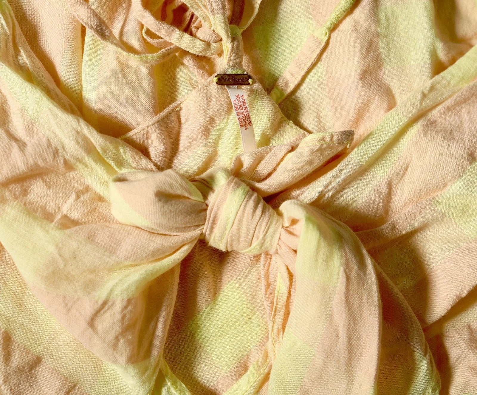 Free People Via Midi Dress – label yellow